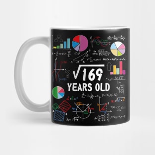 Square Root Of 169 13th Birthday 13 Year Old Mug